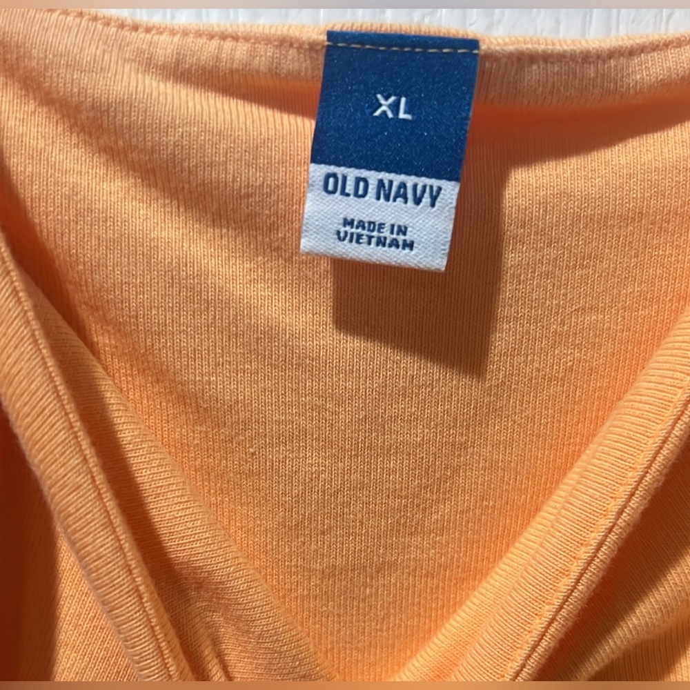 Old Navy Peach Midi Dress-XL - Picture 4 of 4